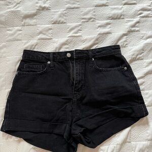 Classic Black Women's Denim Shorts